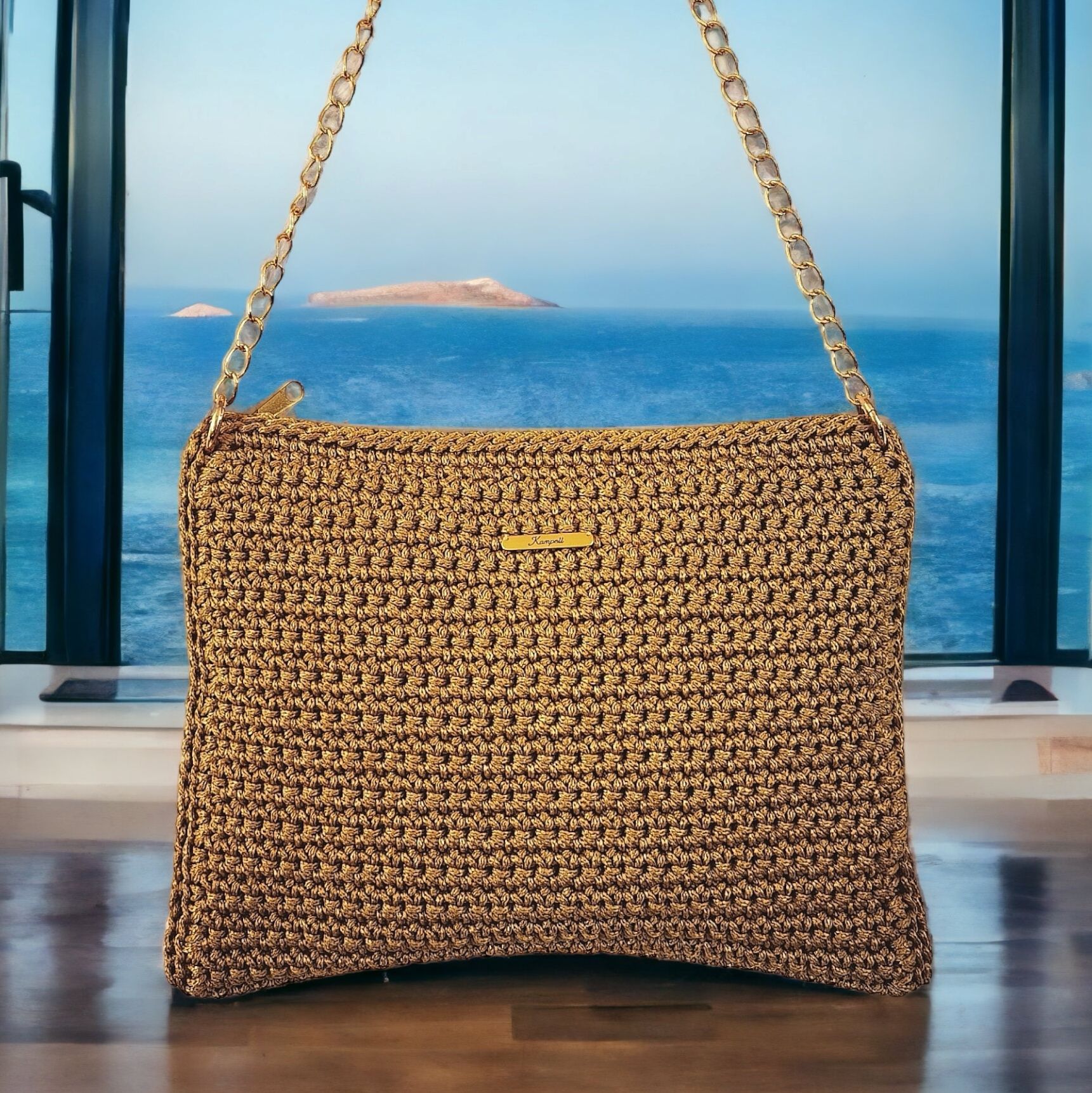 Xρυσαφί τσαντάκι