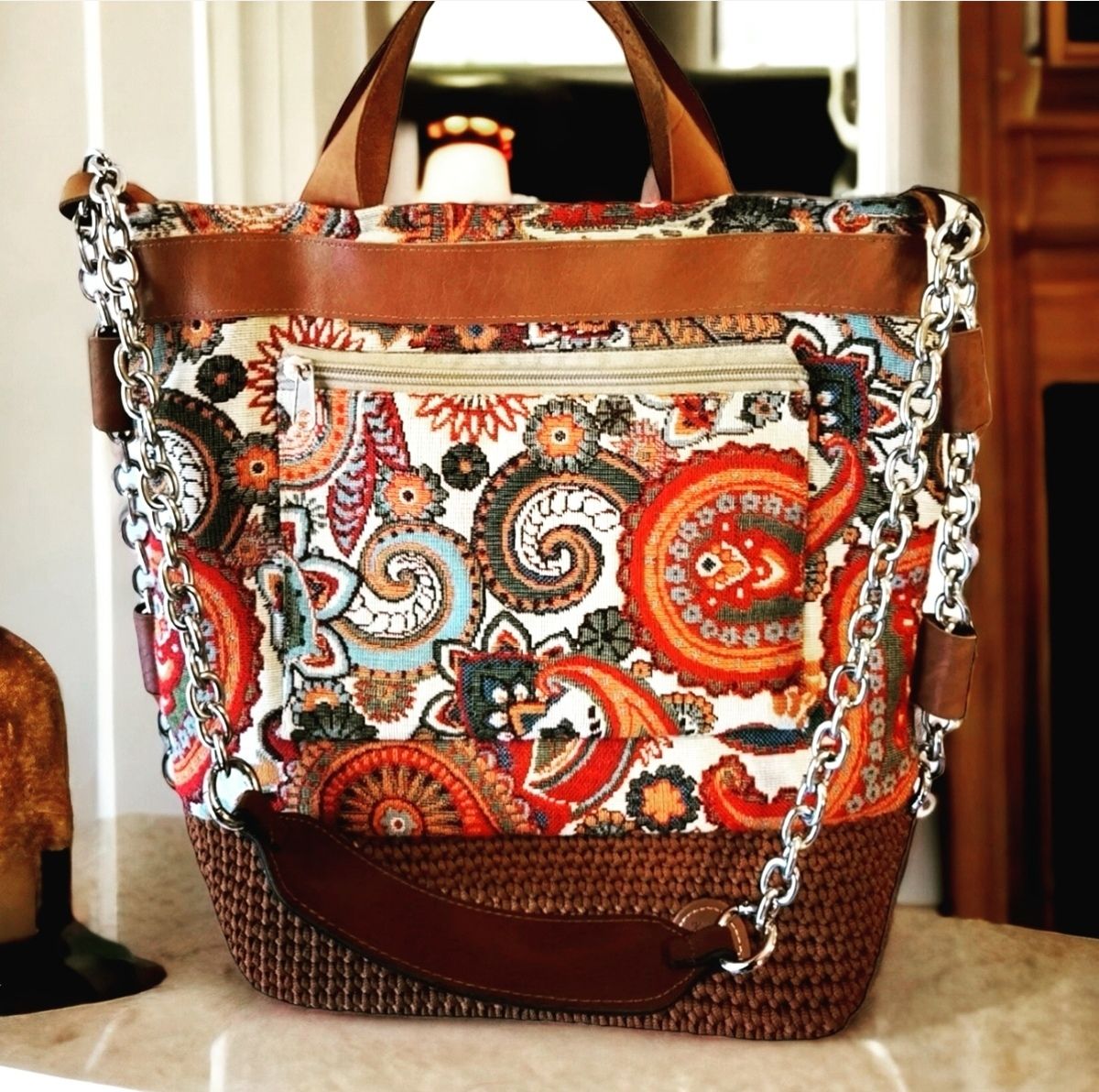 XXL ταμπά τσάντα boho STYLE "Virginia"