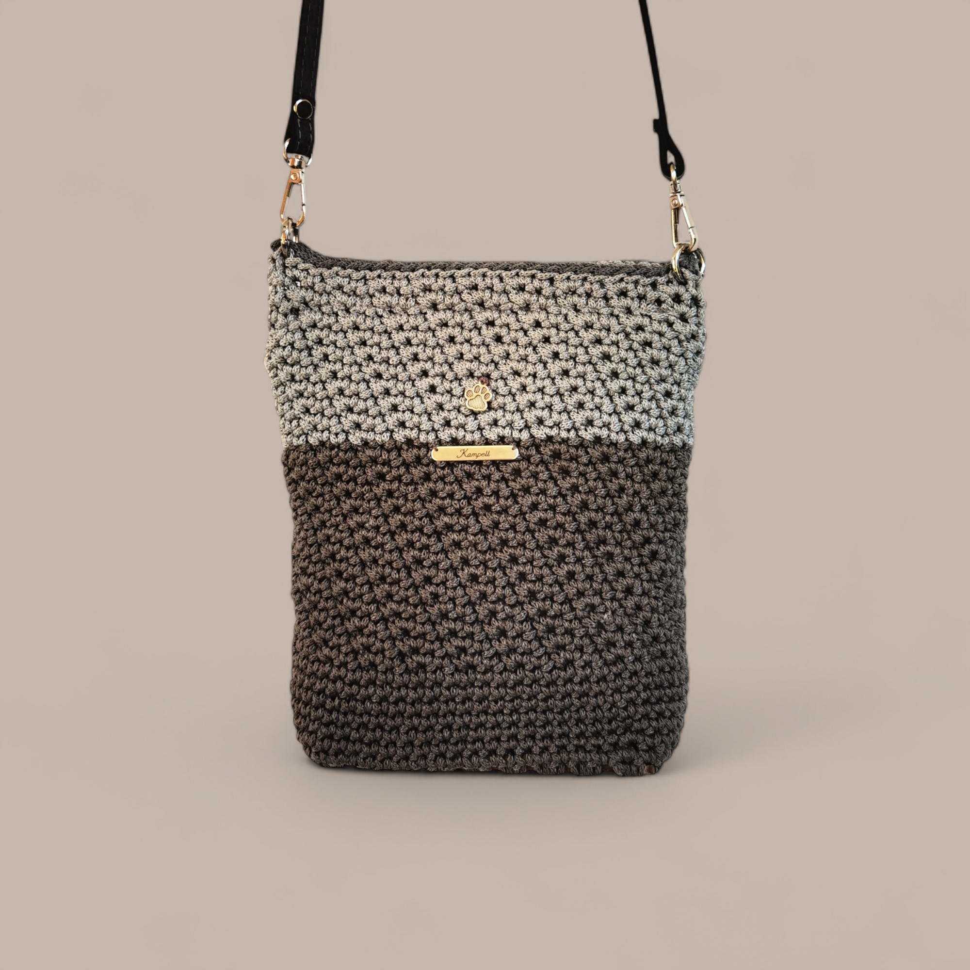 Γκρί τσαντάκι χιαστί