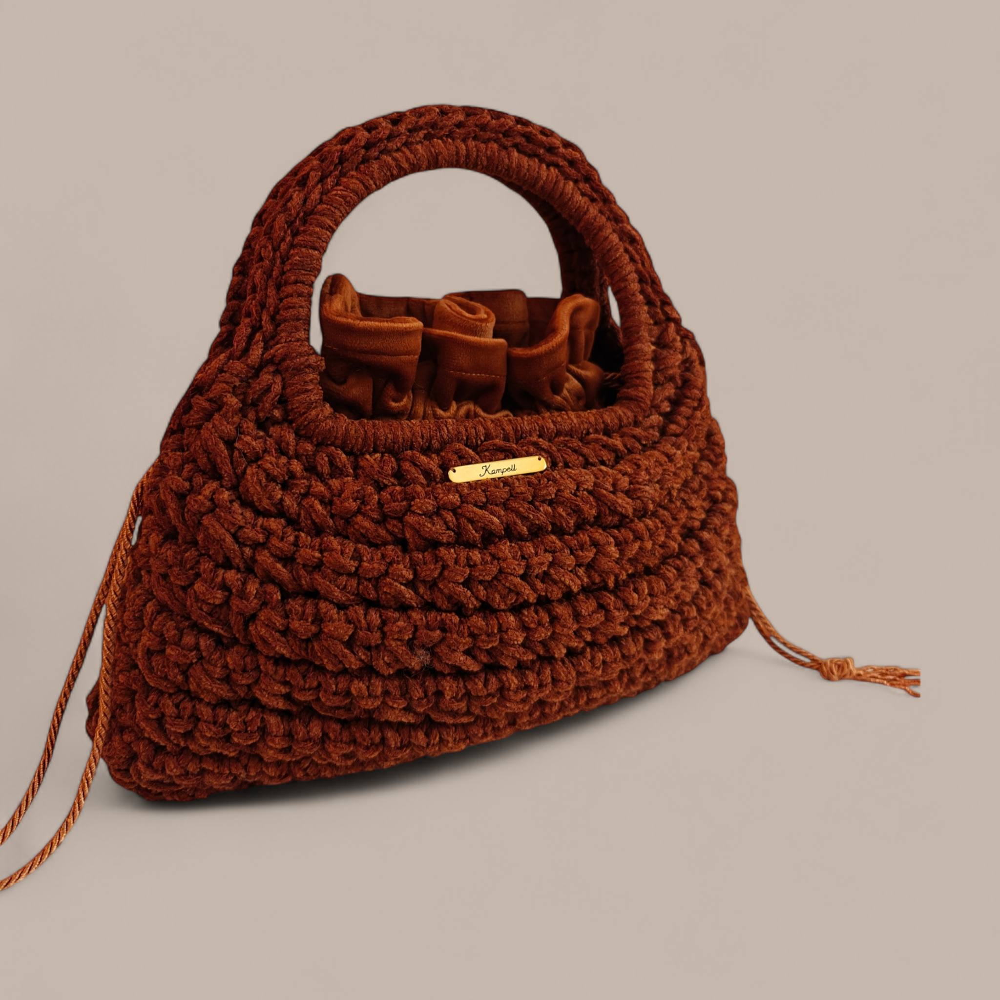 Βελουτέ τσαντάκι ταμπά