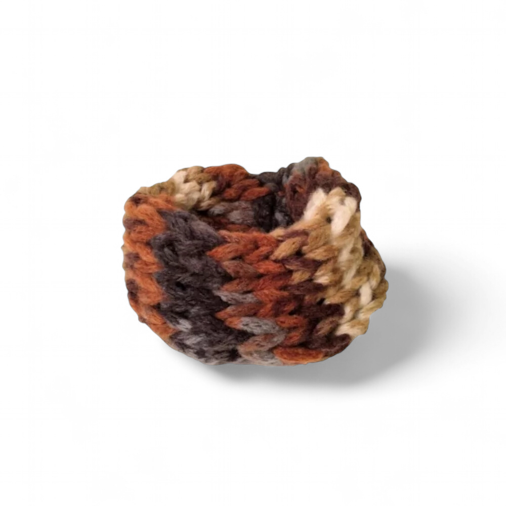 Λαιμός πολύχρωμος καφέ - μπεζ