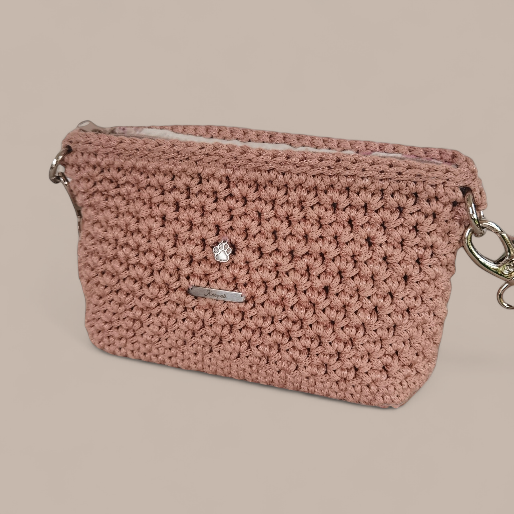 Διπλό τσαντάκι μέσης με εξωτερικό πορτοφολάκι