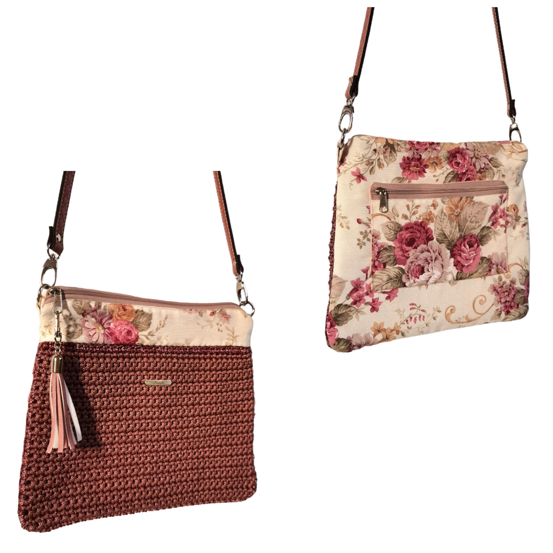 Custommade: "Lida" τσάντα χιαστί chic n' floral
