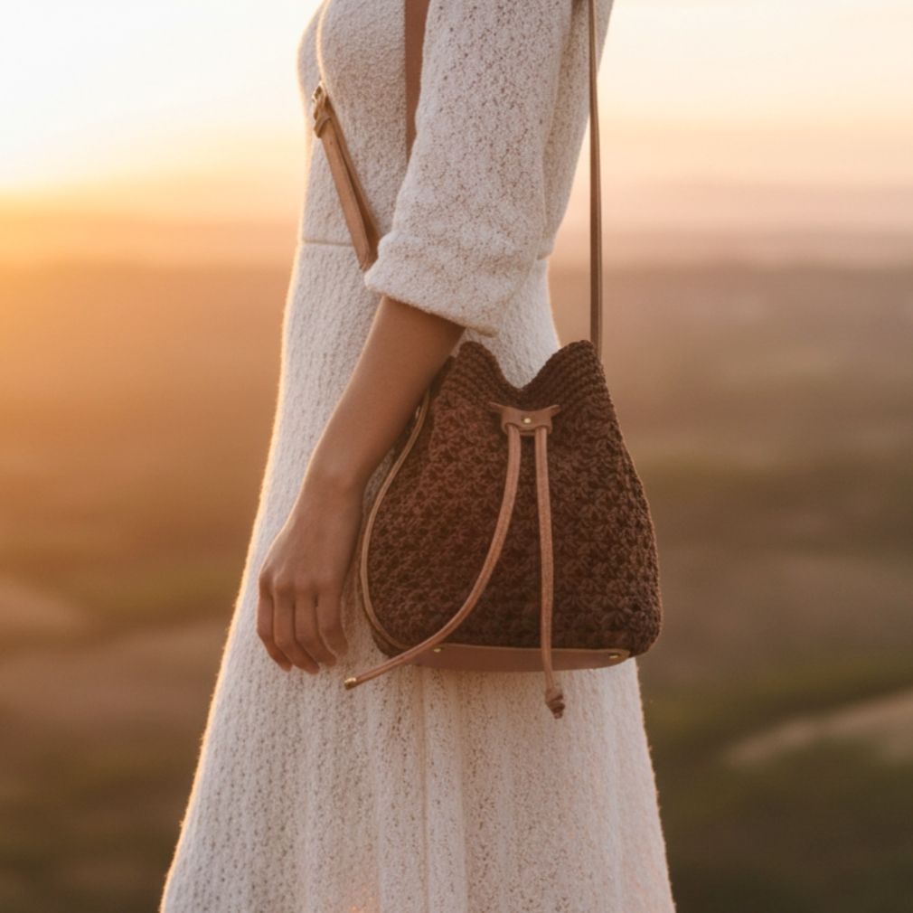 Πλεκτό πουγκί σάπιο μήλο